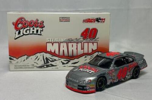 STERLING MARTIN #40 COORS LIGHT 2002 DODGE INTREPID R/T 1:24 SCALE AUTHENTIC STOCK CAR