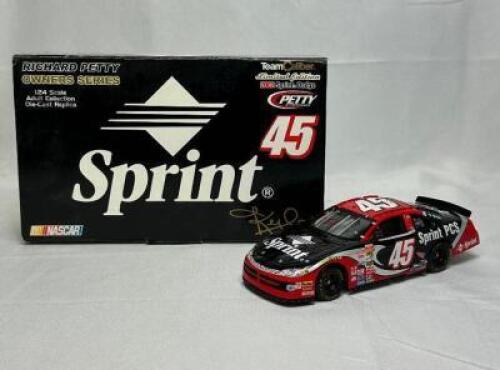 KYLE PETTY #45 SPRINT 2002 DODGE INTREPID 1:24 SCALE AUTHENTIC STOCK CAR