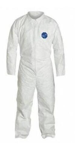 (1) PACK OF (25) DUPONT COLLARED COVERALL