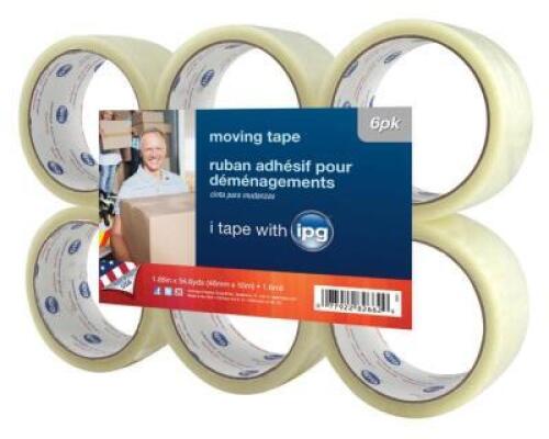(6) PACKS OF (6) IPG STRAPPING TAPE