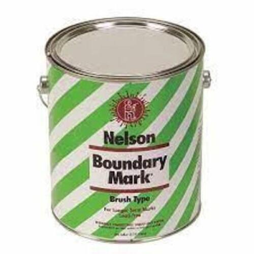 DESCRIPTION: (1) BOUNDRY MARKIGN PAINT BRAND/MODEL: NELSON PAINT #3TWP3 RETAIL$: $64.05 EA SIZE: 1 GALLON QTY: 1