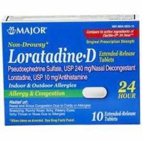 (8) PACKS OF (6) LORATADINE ALLERGY RELIEF TABLETS PACK