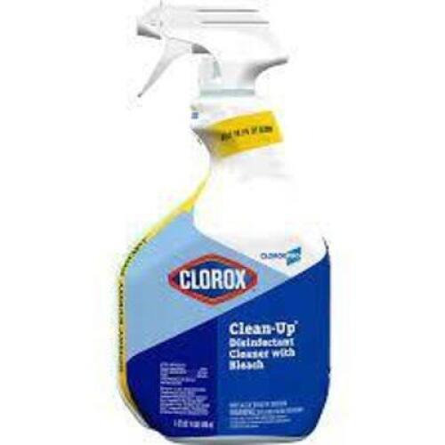 DESCRIPTION: (6) CLEAN UP DISINFECTANT CLEANER BRAND/MODEL: CLOROX RETAIL$: $10.00 EA SIZE: 1 QT QTY: 6