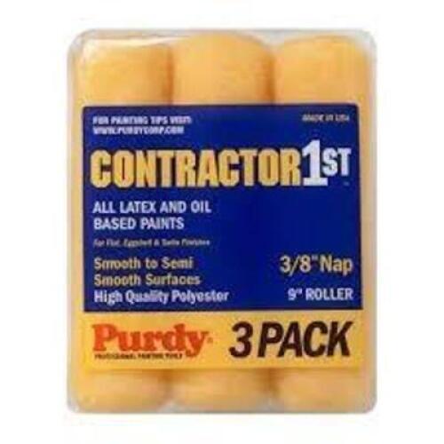 (10) PACKS OF (3) POLYESTER PAINT ROLLER COVER