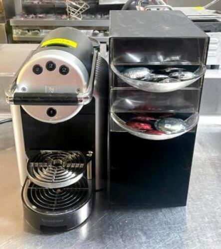 ZENIUS PROFESSIONAL COFFEE MACHINE WITH POD HOLDER