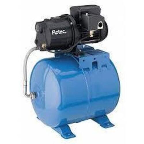 (1) CAST IRON SHALLOW WELL JET PUMP TANK SYSTEM