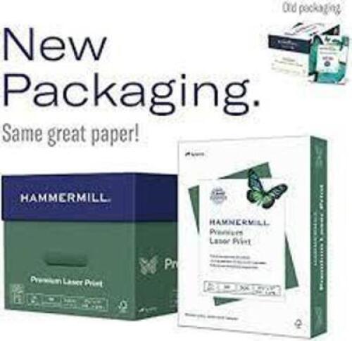 DESCRIPTION: (1) BOX OF (5) REEMS OF&nbsp;PRINTER PAPERBRAND/MODEL: HAMMERMILLINFORMATION: WHITERETAIL$: $40.00 EASIZE: 8-1/2X11QTY: 1