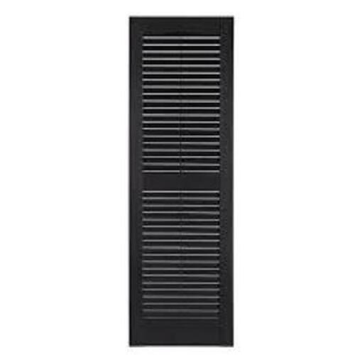 DESCRIPTION: (3) LOUVER DECORATIVE EXTERIOR SHUTTER BRAND/MODEL: PREMIER #M00011472002 INFORMATION: BLACK RETAIL$: $72.40 EA SIZE: 14-1/2" X 72 QTY: 3
