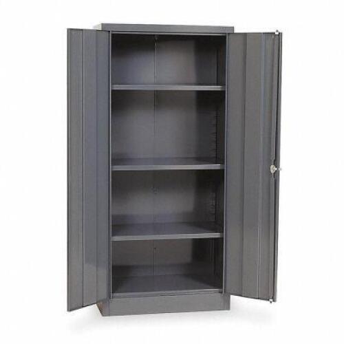 DESCRIPTION: (1) STORAGE CABINET BRAND/MODEL: PART NUMBER/1UFD5 INFORMATION: 3-SHELVES/GRAY/LOAD CAPACITY: 175 LBS RETAIL$: $328.81 EA SIZE: 30"W X 66