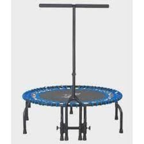 DESCRIPTION: (1) FITNESS BUNGEE TRAMPOLINE EXERCISE REBOUNDER BRAND/MODEL: AIRZONE INFORMATION: MISSING HARDWARE RETAIL$: $65.38 EA SIZE: 38" QTY: 1
