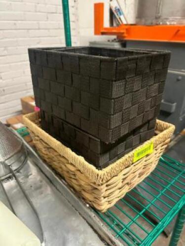 ASSORTED BASKETS AS SHOWN