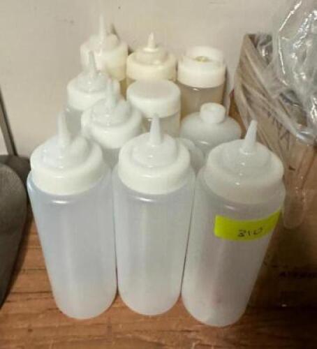 (10) CONDIMENT SQUIRT BOTTLES