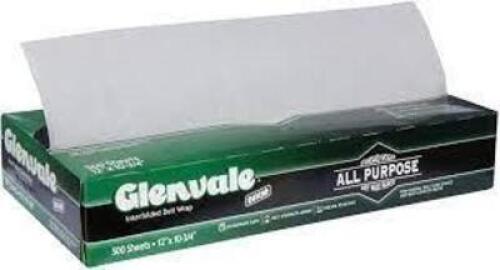 (2) BOXES OF (500) SHEETS OF INTERFOLDED MEDIUM WEIGHT DRY WAXED DELI PAPER