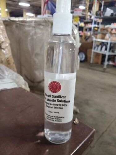 DESCRIPTION: (4) BOTTLES OF NON STERILE HAND SANITIZER BRAND/MODEL: LITTLE WATER DISTILLERY RETAIL$: $8.48 EA SIZE: 12 OZ QTY: 4