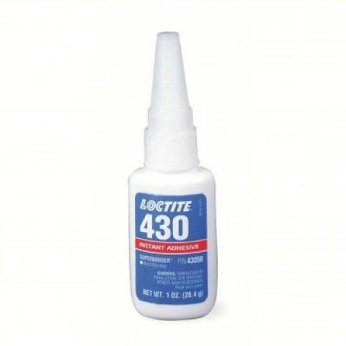DESCRIPTION: (10) INSTANT ADHESIVE BRAND/MODEL: LOCTITE #5E206 INFORMATION: CLEAR BOTTLE, BLUE LABEL, #430 RETAIL$: $35.27 EA SIZE: 1 OZ QTY: 10