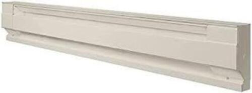 DESCRIPTION: (2) BASEBOARD HEATER BRAND/MODEL: CADET #4F1000A INFORMATION: WHITE RETAIL$: $90.00 EA SIZE: 1000/750W QTY: 2