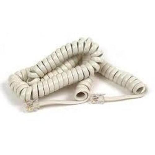DESCRIPTION: (1) CASE OF APROX (20) COILED PHONE CORD RETAIL$: $8.00 PER CORD SIZE: 12 FT QTY: 1