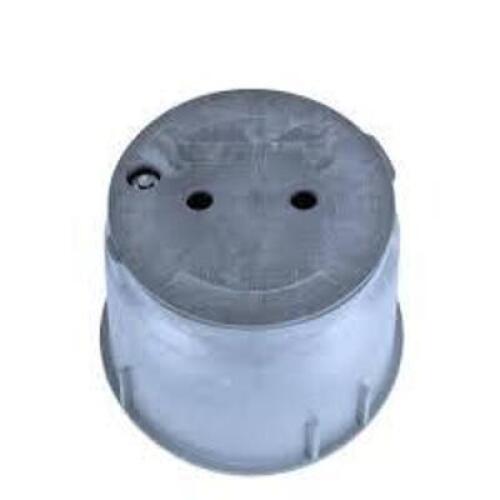 DESCRIPTION: (1) CASE OF (4) ROUND GRAY ELECTRICAL SPLICE BOX BRAND/MODEL: MODEL 910 RETAIL$: $44.95 EA SIZE: 10" QTY: 1