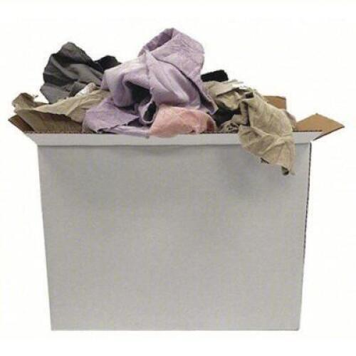 DESCRIPTION: (1) CASE OF RECLAIMED ASSORTED CLOTH RAG BRAND/MODEL: #5LVD7 RETAIL$: $16.87 EA SIZE: 10 LB QTY: 1