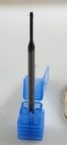 DESCRIPTION: (6) SOLID CARBIDE SQ END MILL BRAND/MODEL: NIAGARA 5337580 923 RETAIL$: $ 38.70 EA SIZE: .062" DIA 1/8" SD .093" LOC QTY: 6