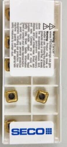 DESCRIPTION: (20) SPGX0703-C1 CARBIDE DRILLING INSERTS BRAND/MODEL: SECO SPGX0703-C1 T400D RETAIL$: $ 18.50 PER INSERT QTY: 20