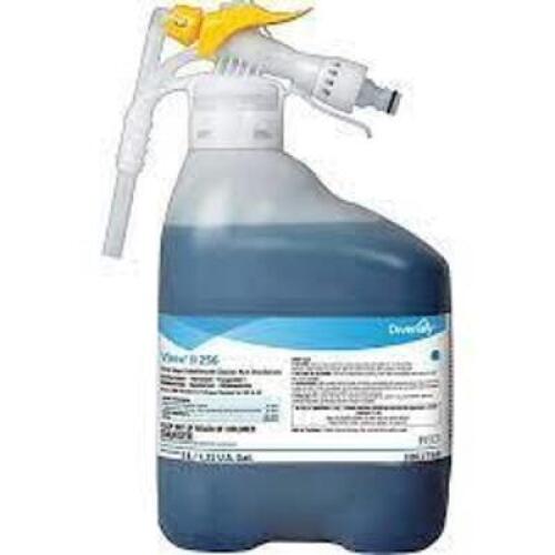DESCRIPTION: (1) DISINFECTANT CLEANER AND DEODORANT BRAND/MODEL: DIVERSEY VIREX 256 RETAIL$: $80.00 EA SIZE: 1.5 GALLON QTY: 1