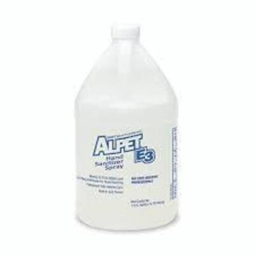 DESCRIPTION: (2) HAND SANITIZER SPRAY BRAND/MODEL: ALPET RETAIL$: $35.00 EA SIZE: 1 GALLON QTY: 2