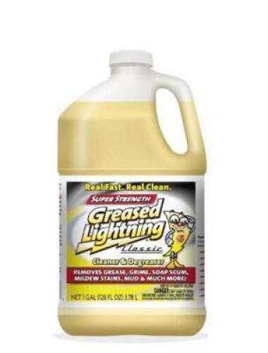 DESCRIPTION: (1) CLEANER AND DEGREASER BRAND/MODEL: GREASED LIGHTING RETAIL$: $60.00 EA SIZE: 1 GALLON QTY: 1
