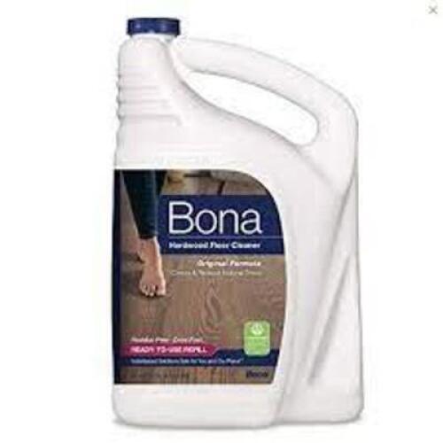 DESCRIPTION: (2) HARDWOOD FLOOR CLEANERBRAND/MODEL: BONARETAIL$: $20.00 EASIZE: 1 GALLONQTY: 2