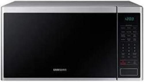 DESCRIPTION: 1.4 CU FT COUNTERTOP MICROWAVE OVEN-STAINLESS STEEL BRAND/MODEL: SAMSUNG MS14K6000AS INFORMATION: 1000 WATTS RETAIL$: $179.00 SIZE: 1.4 C