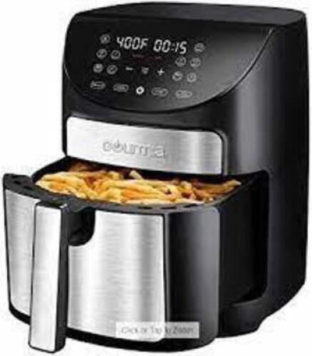 DESCRIPTION: 7 QUART DIGITAL AIR FRYER BRAND/MODEL: GOURMIA RETAIL$: $59.99 SIZE: 7 QT QTY: 1