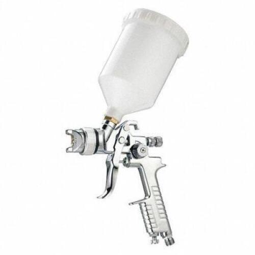 DESCRIPTION: (1) GRAVITY SPRAY PAINT GUN BRAND/MODEL: SPEEDAIRE #48PX88 RETAIL$: $114.88 EA SIZE: 8 IN PATTERN SIZE, 20 OZ CUP CAPACITY, 3.7 CFM @ 40