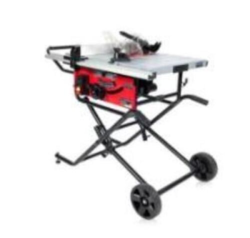 DESCRIPTION: (1) TABLE SAW BRAND/MODEL: GENERAL INTERNATIONAL INFORMATION: RED RETAIL$: $562.00 EA SIZE: 10" QTY: 1