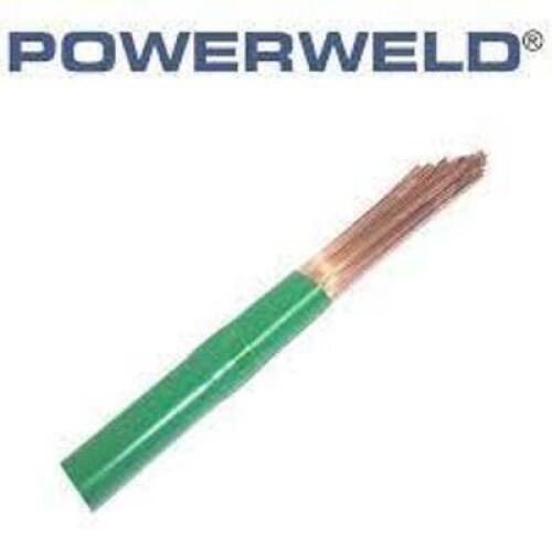 DESCRIPTION: (3) STEEL WELDING WIRE BRAND/MODEL: POWERWELD #ER70S-6 INFORMATION: BLUE CASE RETAIL$: $47.50 EA SIZE: 10 LBS QTY: 3