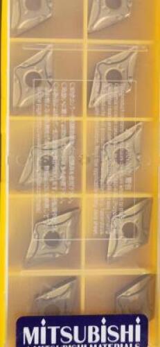 DESCRIPTION: (20) DNMG 432 CARBIDE TURNING INSERT BRAND/MODEL: MMITSUBISHI DNMG 432 MP MC6025 RETAIL$: $24.75 PER INSERT QTY: 20