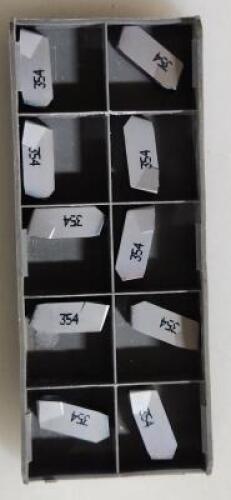 DESCRIPTION: (20) GIMF GROOVING AND PARTING INSERTS BRAND/MODEL: ISCAR GIMF 608 RETAIL$: $21.25 PER INSERT QTY: 20