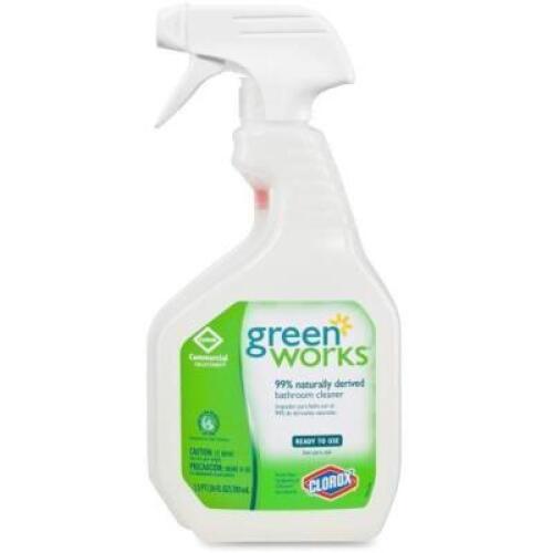 DESCRIPTION: (4) BATHROOM CLEANER BRAND/MODEL: CLOROX GREEN WORKS RETAIL$: $15.79 EA SIZE: 24 FL OZ QTY: 4