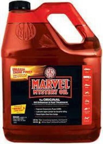 DESCRIPTION: (1) OIL ADDITIVE BRAND/MODEL: MARVEL MYSTERY OIL #1UET4 INFORMATION: RED RETAIL$: $39.29 EA SIZE: 1 GALLON QTY: 1