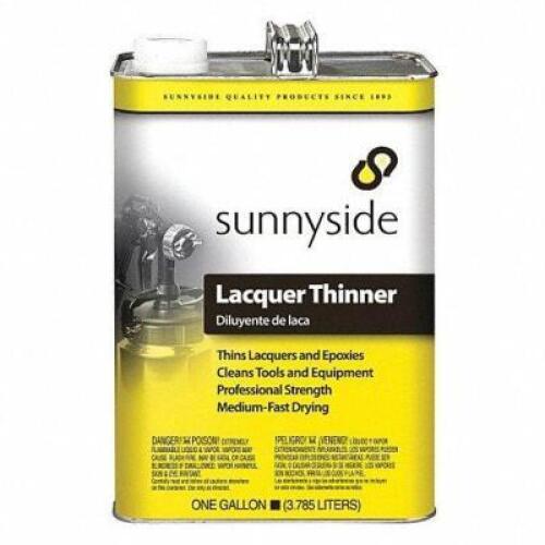 DESCRIPTION: (1) LACQUER THINNER BRAND/MODEL: SUNNYSIDE #5KPY2 RETAIL$: $27.69 EA SIZE: 1 GALLON QTY: 1