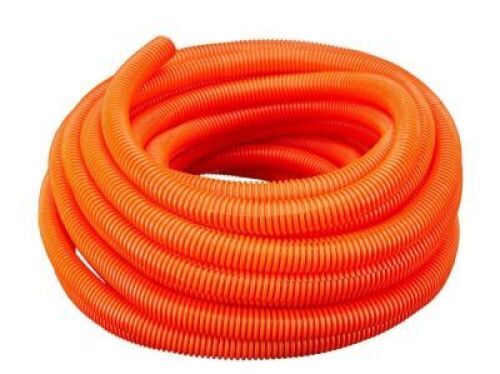 DESCRIPTION: (2) FLEXIBLE CORRUGATED LDPE NON SPLIT TUBING BRAND/MODEL: HYDROMAXX INFORMATION: ORANGE RETAIL$: $31.89 EA SIZE: 1/2" X 100' QTY: 2