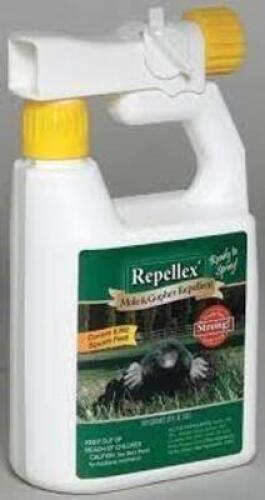 (2) MOLE GOPHER REPELLENT