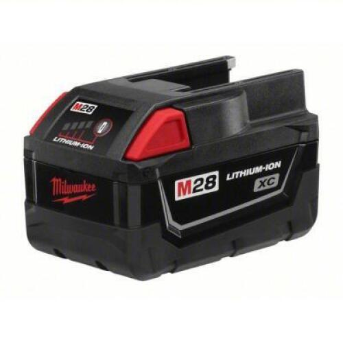 DESCRIPTION: (1) RED LITHIUM BATTERY PACK BRAND/MODEL: MILWAUKEE #5AB52 INFORMATION: RED AND BLACK RETAIL$: $232.09 EA SIZE: M28, V28, LI-ION, 1 BATTE