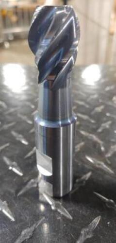 (3) NIAGARA 5 FLUTE SOLID CARBIDE RM-BARREL END MILL