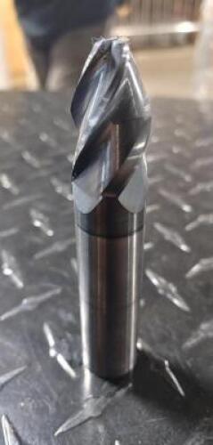 (3) DURA-MI 4 FLUTE TAPERED END MILL