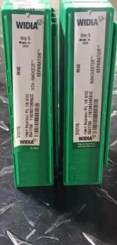 (40) WIDIA INSERT SEPARATOR P/L 1/8 WOC