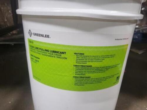DESCRIPTION: (1) CLEAR LUBE PULLING LUBRICANT BRAND/MODEL: GREENLEE RETAIL$: $200.00 EA SIZE: 5 GALLON QTY: 1