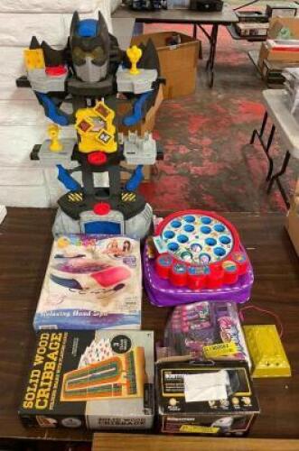 ASSORTED TOYS AND GAMES AS SHOWN
