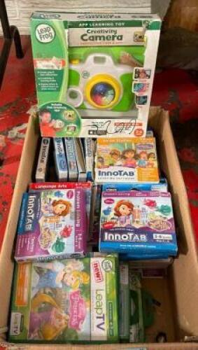 ASSORTED LEAP FROG AND VTECH CHILD LEARNING GAMES