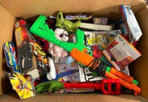 BOX OF ASSORTED TOYS AND GAMES