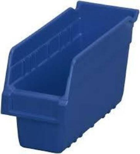 (17) PLASTIC HOPPER SHELF BIN